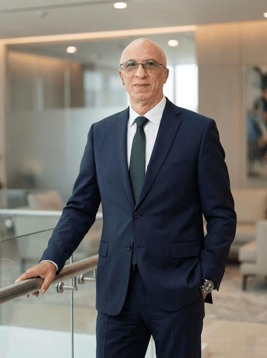 Ahmed Bahgat at the firm's Dubai office